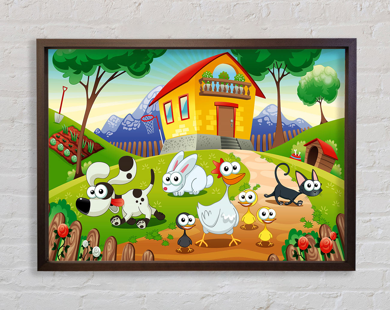 Animal Farm Fun Framed Wall Art