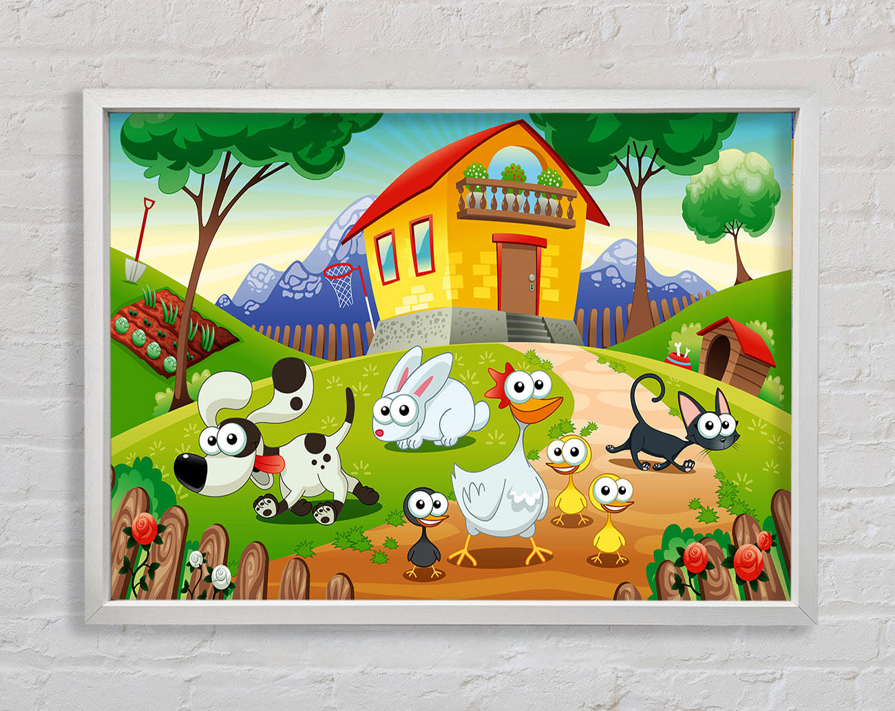 Animal Farm Fun Framed Wall Art