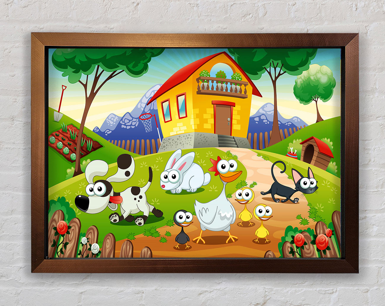 Animal Farm Fun Framed Wall Art