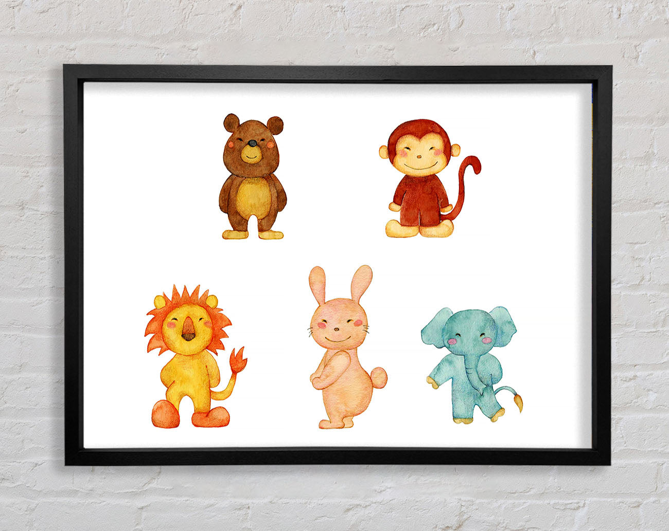 Animal Fun Framed Wall Art