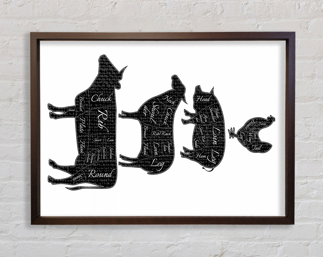 Butchers Selection 2 Framed Wall Art