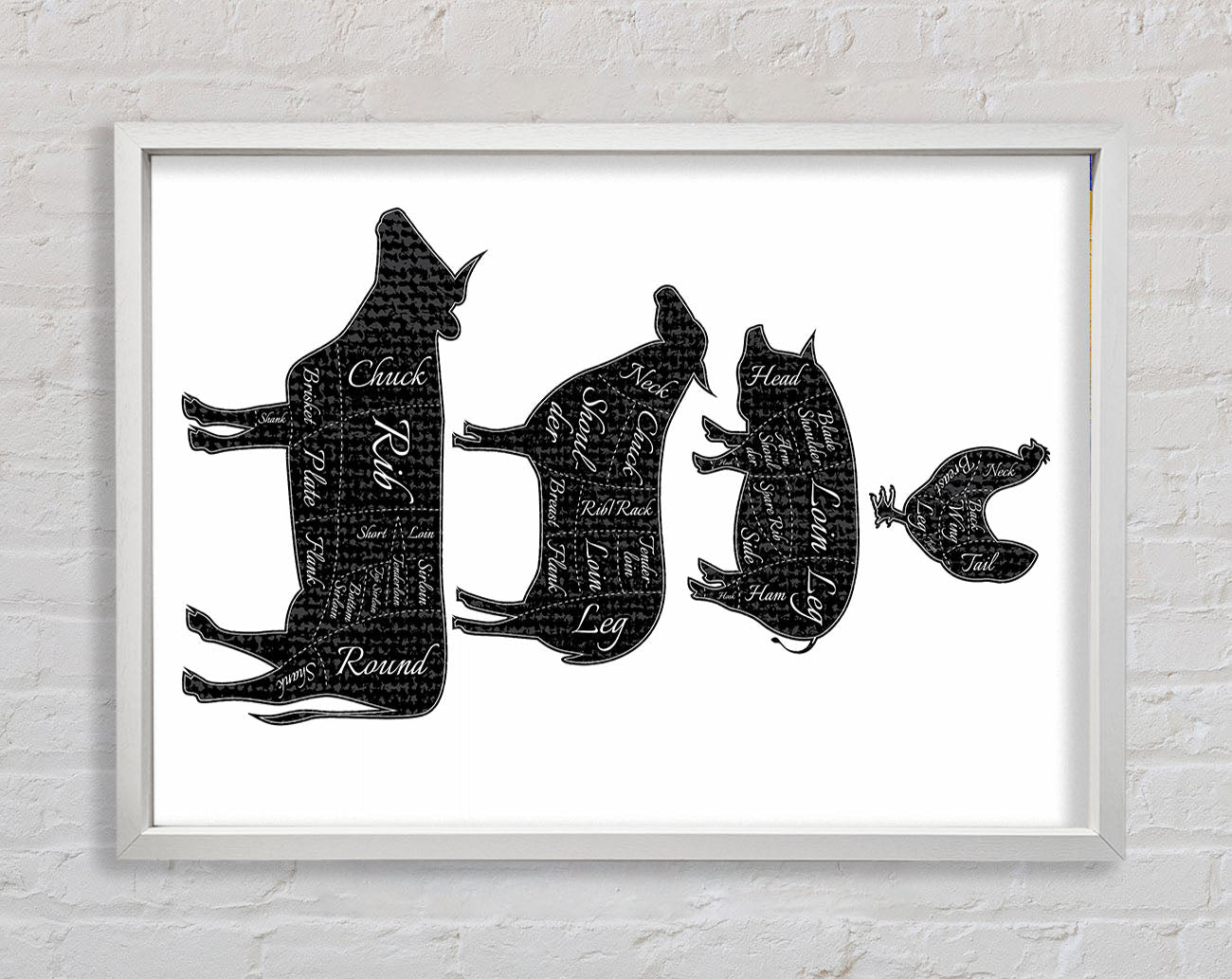 Butchers Selection 2 Framed Wall Art