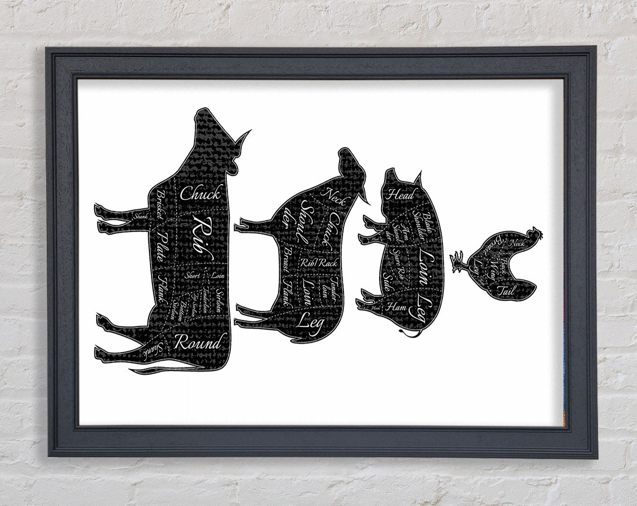 Butchers Selection 2 Framed Wall Art