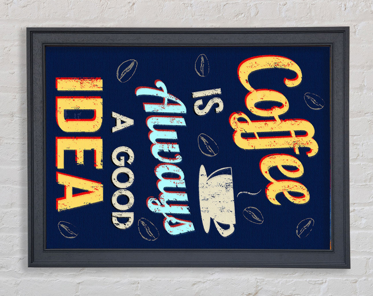 Coffee Is Always A Good Idea Framed Wall Art
