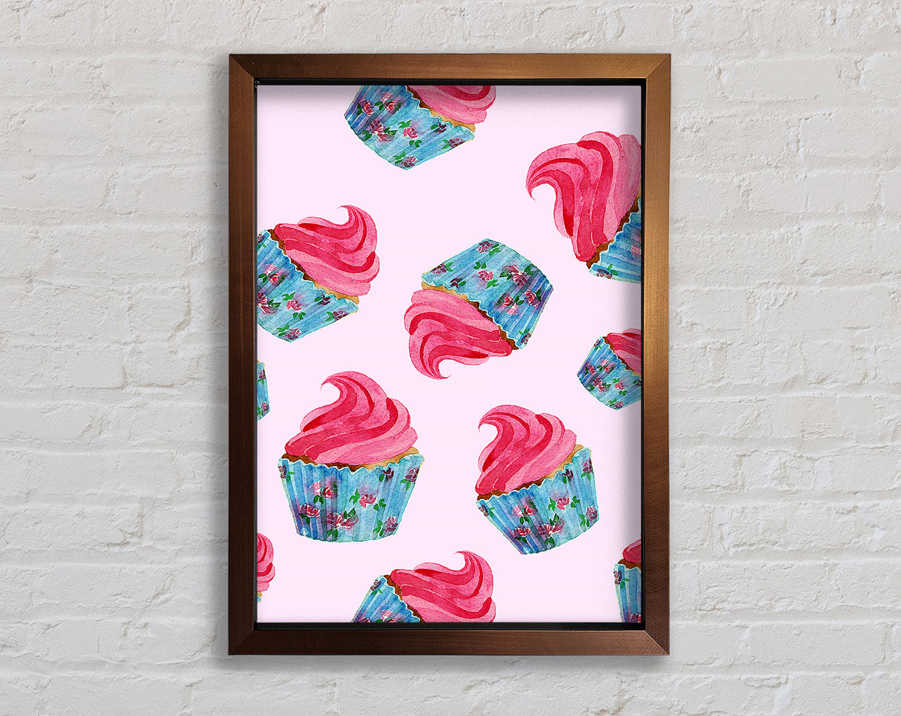 Cupcake 5 Framed Wall Art