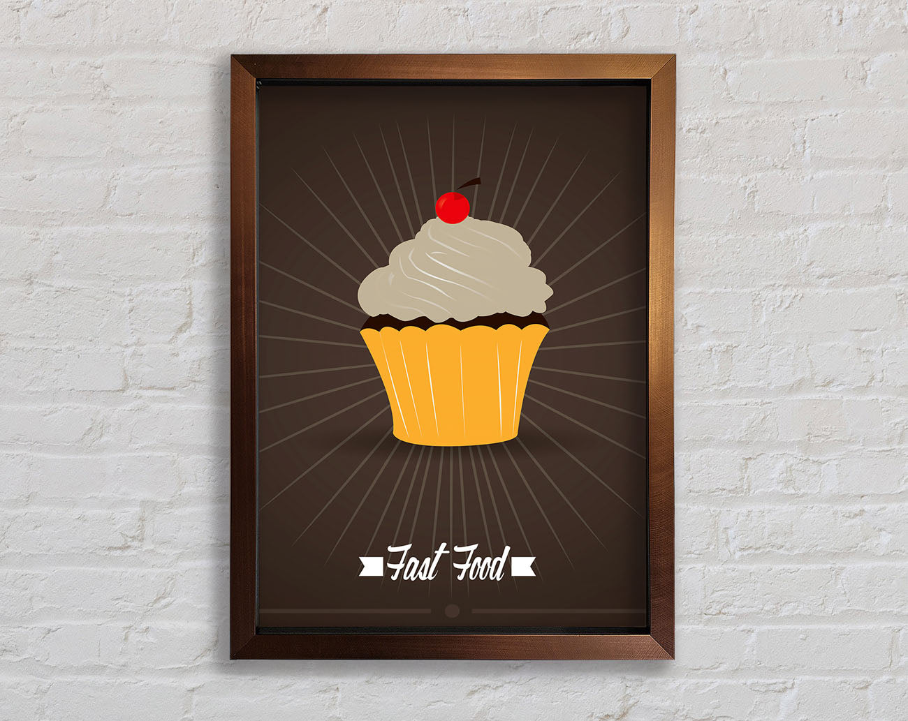 Cupcake 4 Framed Wall Art