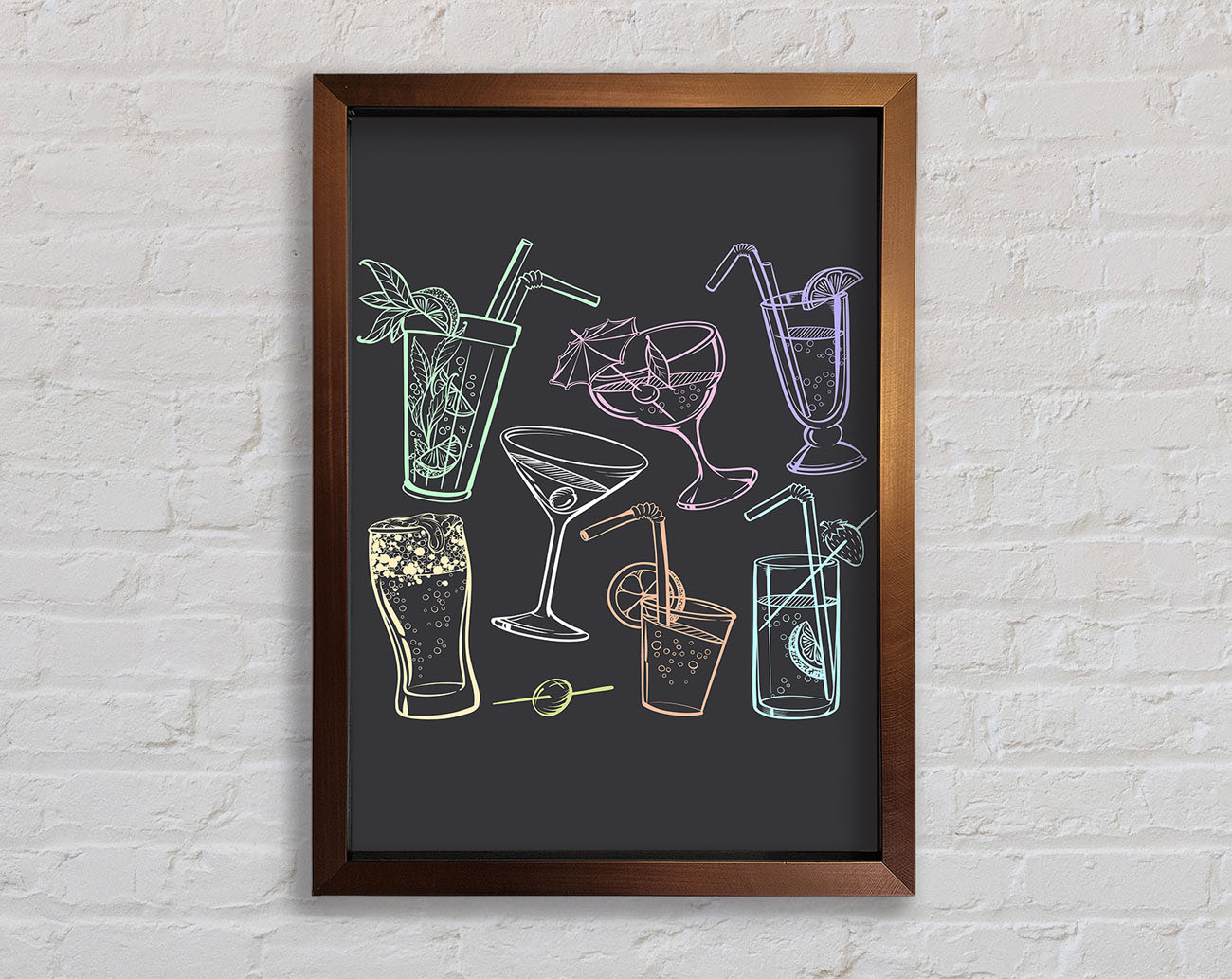 Cocktail Party 2 Framed Wall Art