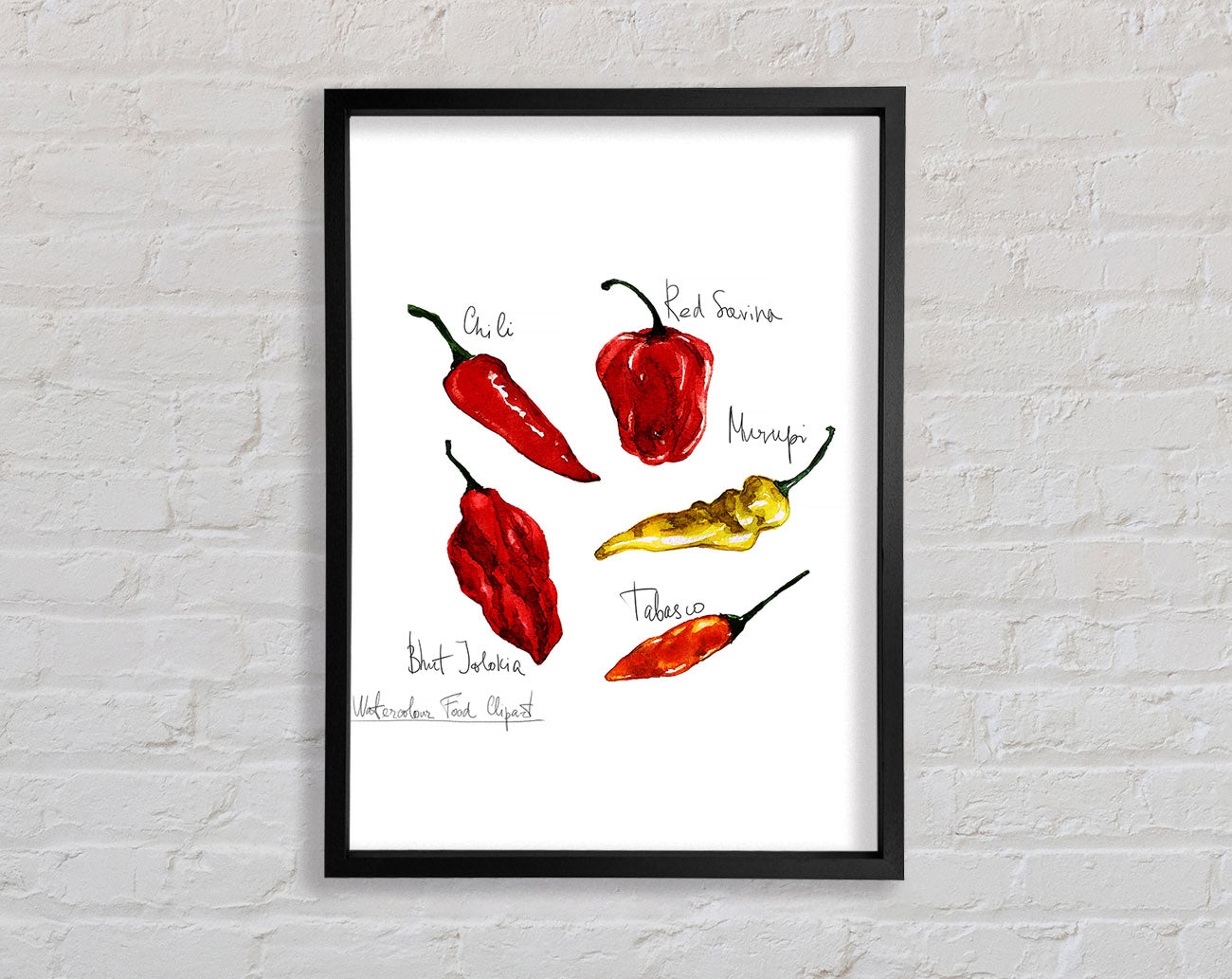 Choose Your Chili Framed Wall Art