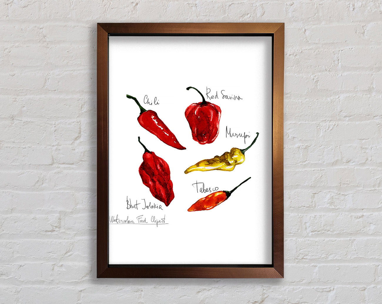 Choose Your Chili Framed Wall Art