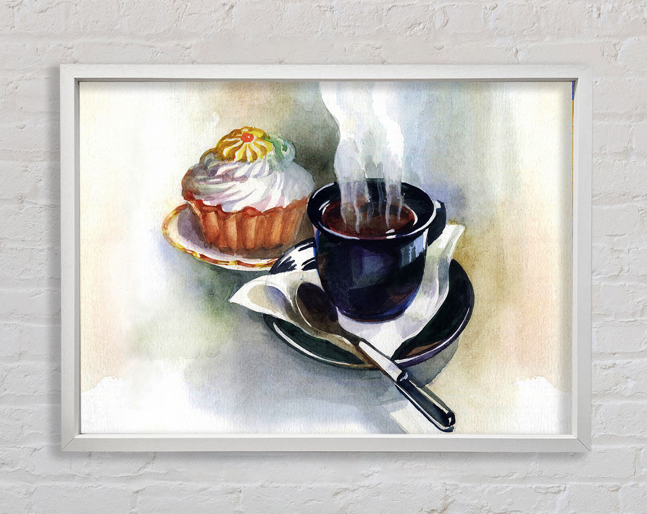 Cake And Coffee Framed Wall Art