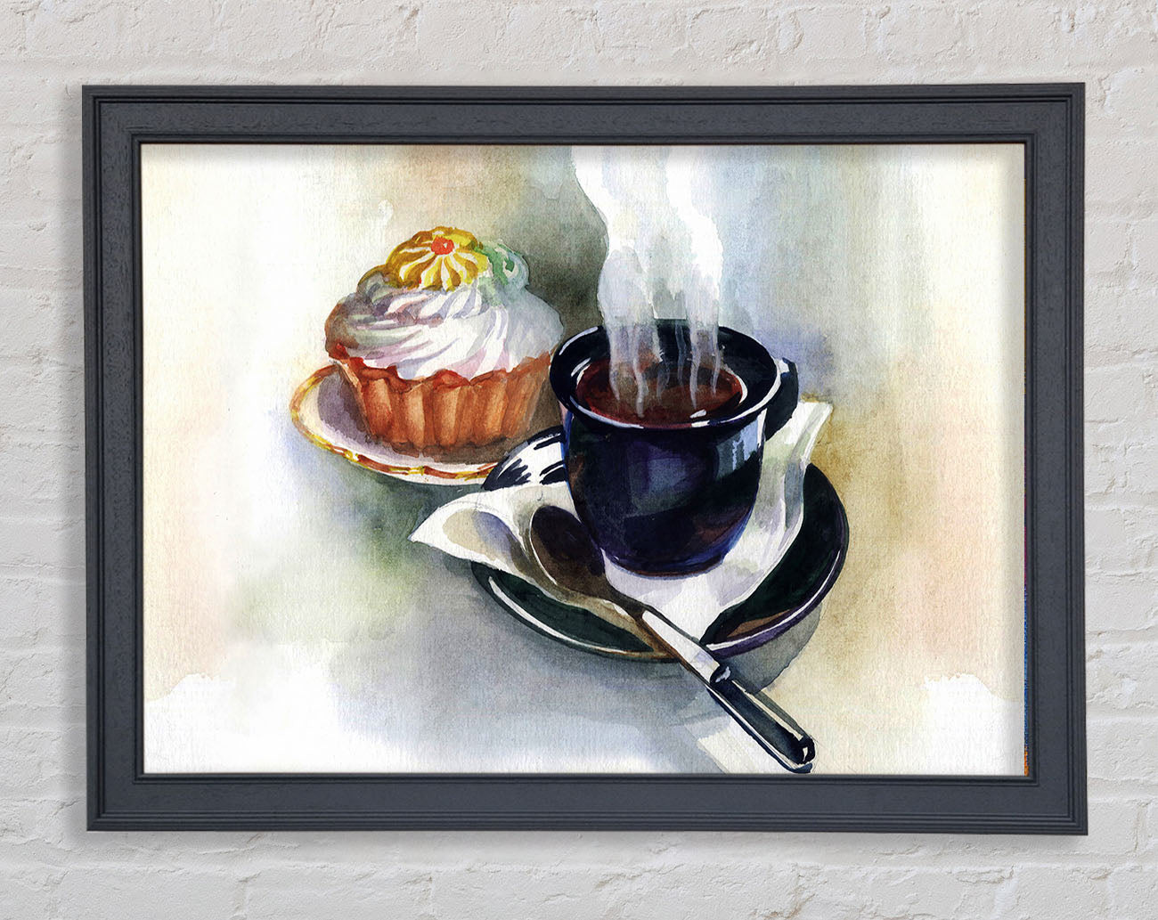 Cake And Coffee Framed Wall Art