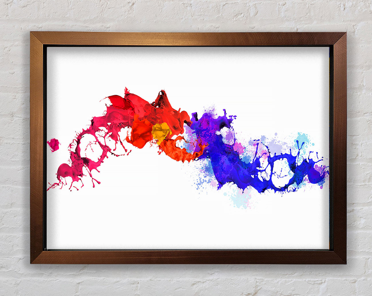 Colours Collide 1 Framed Wall Art