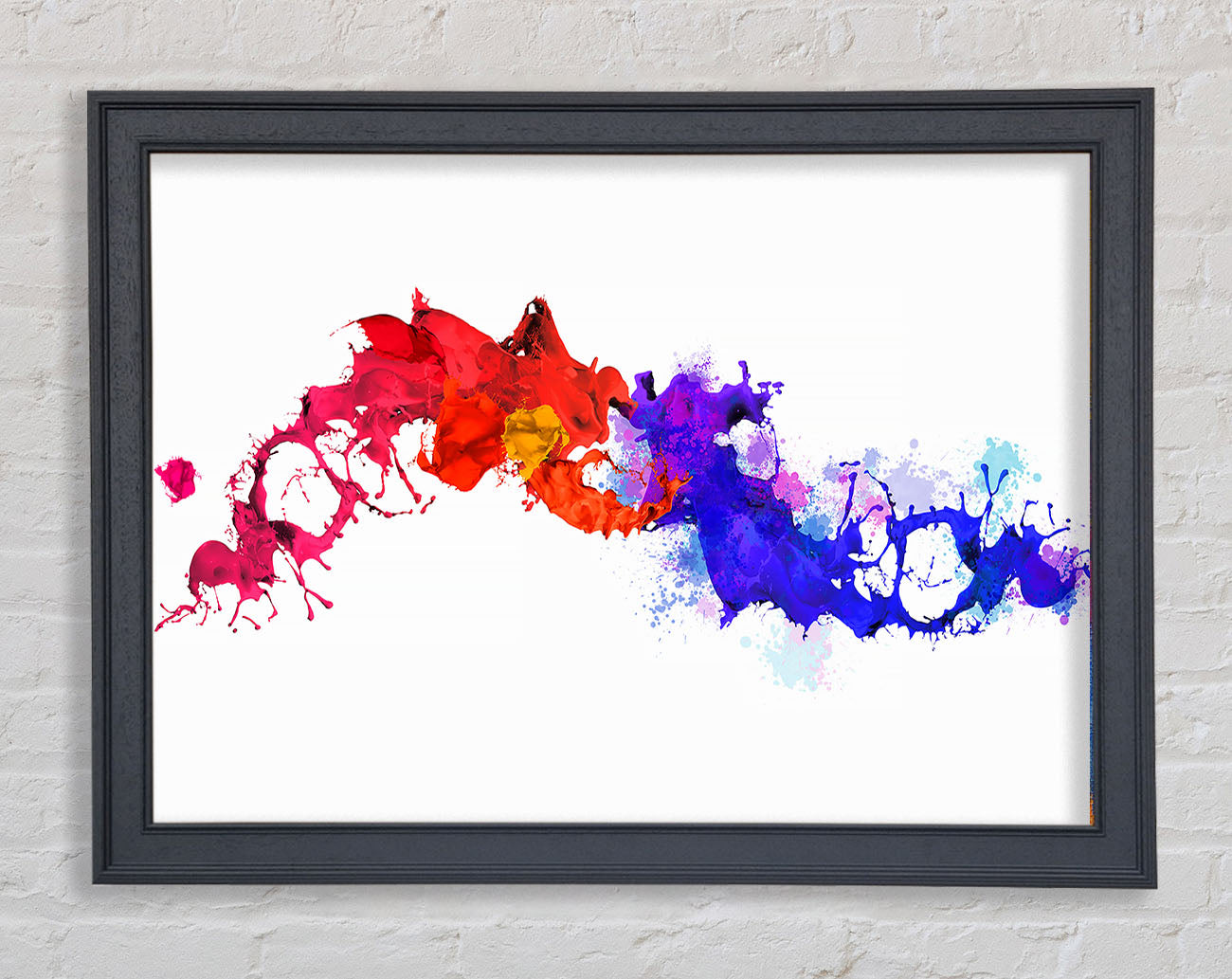 Colours Collide 1 Framed Wall Art