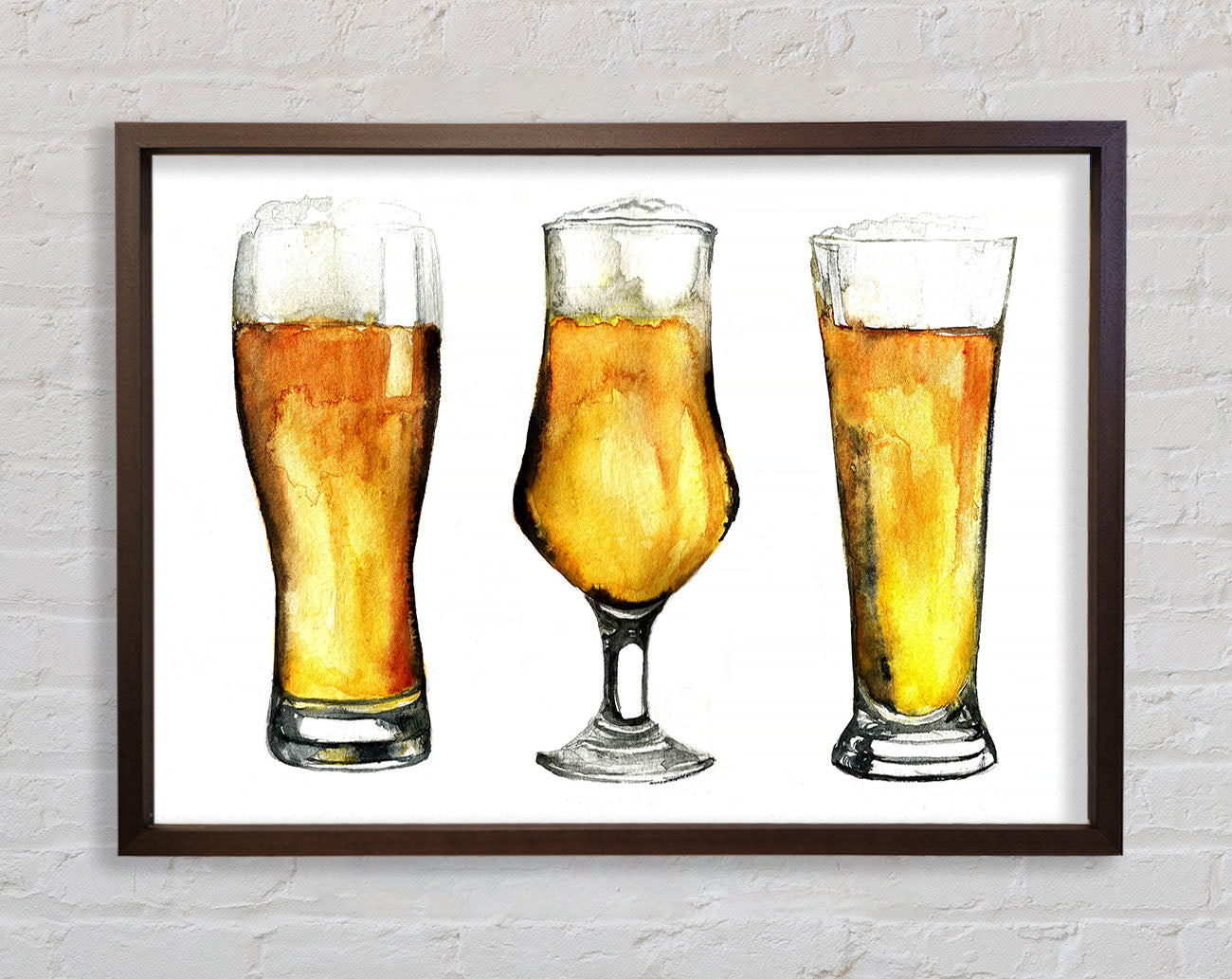 Beer Time 2 Framed Wall Art