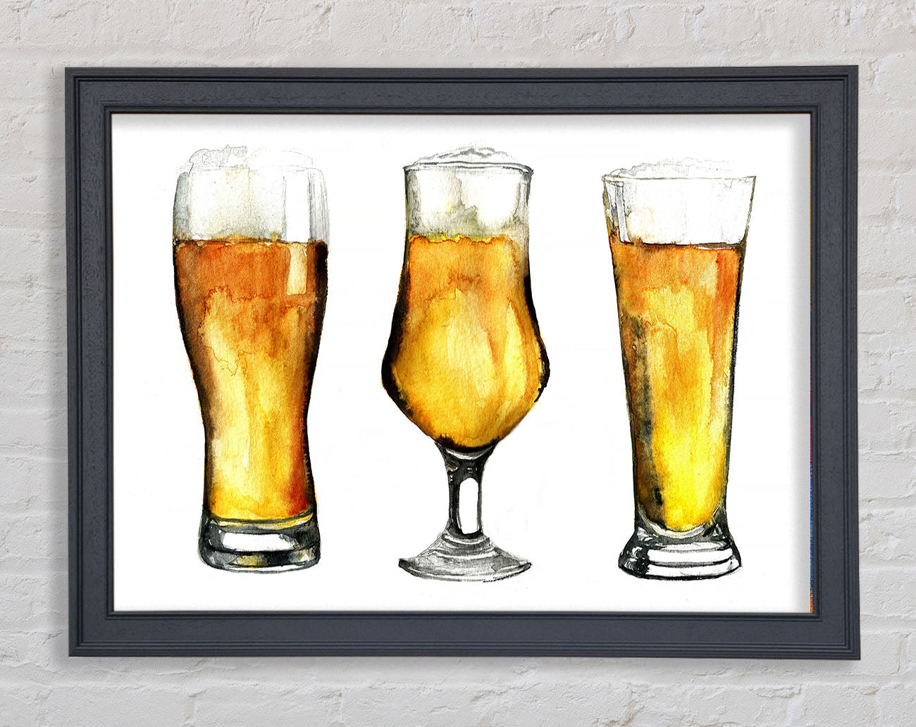 Beer Time 2 Framed Wall Art