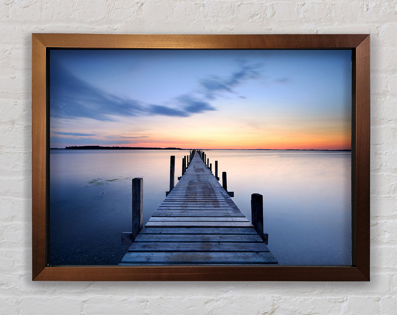 Blue Perfection Framed Wall Art