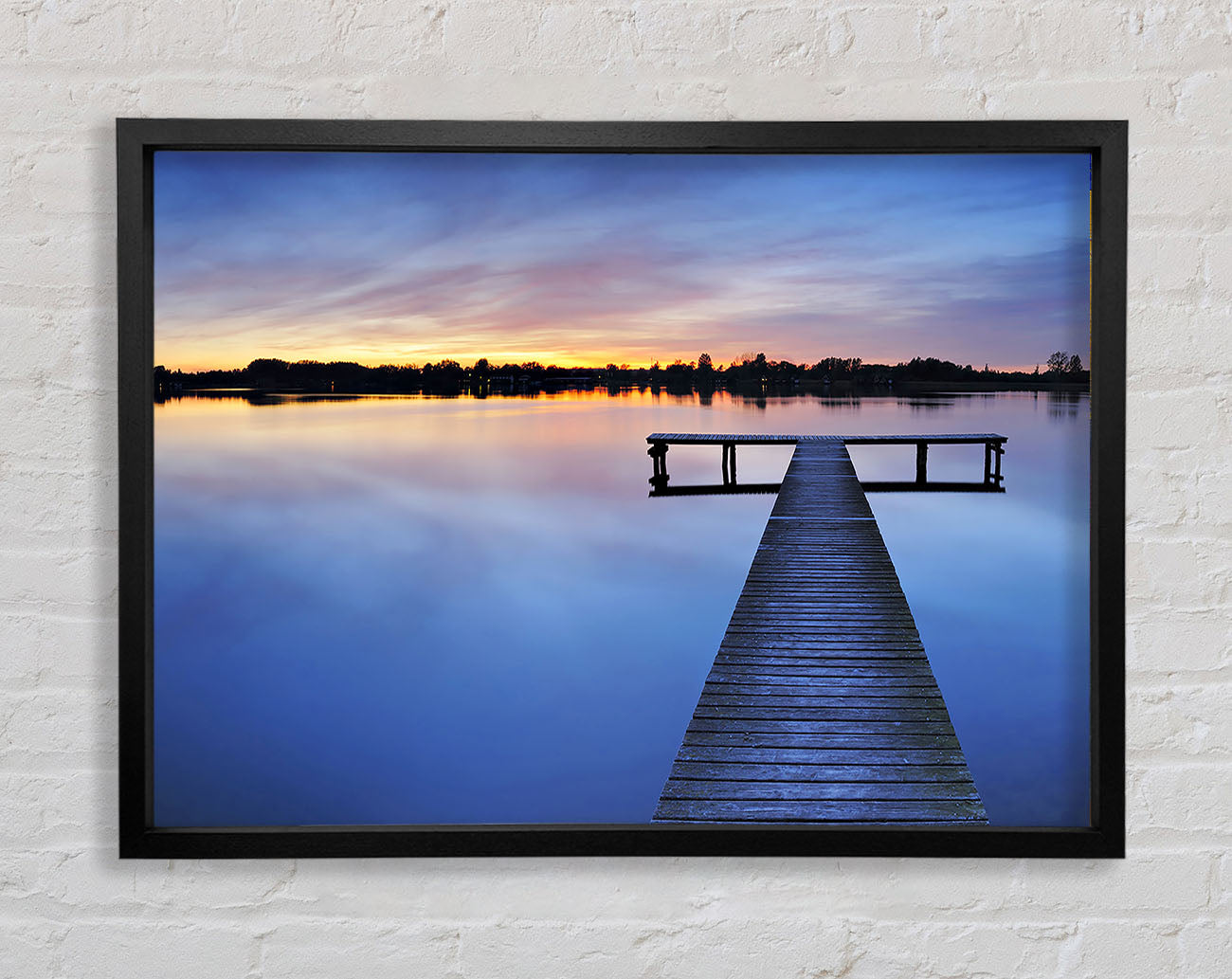 Calmness Of Water Framed Wall Art