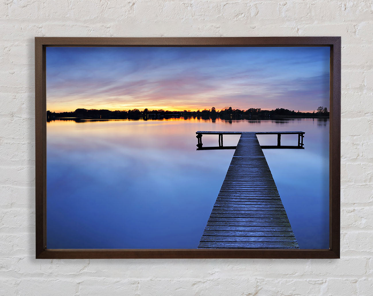 Calmness Of Water Framed Wall Art