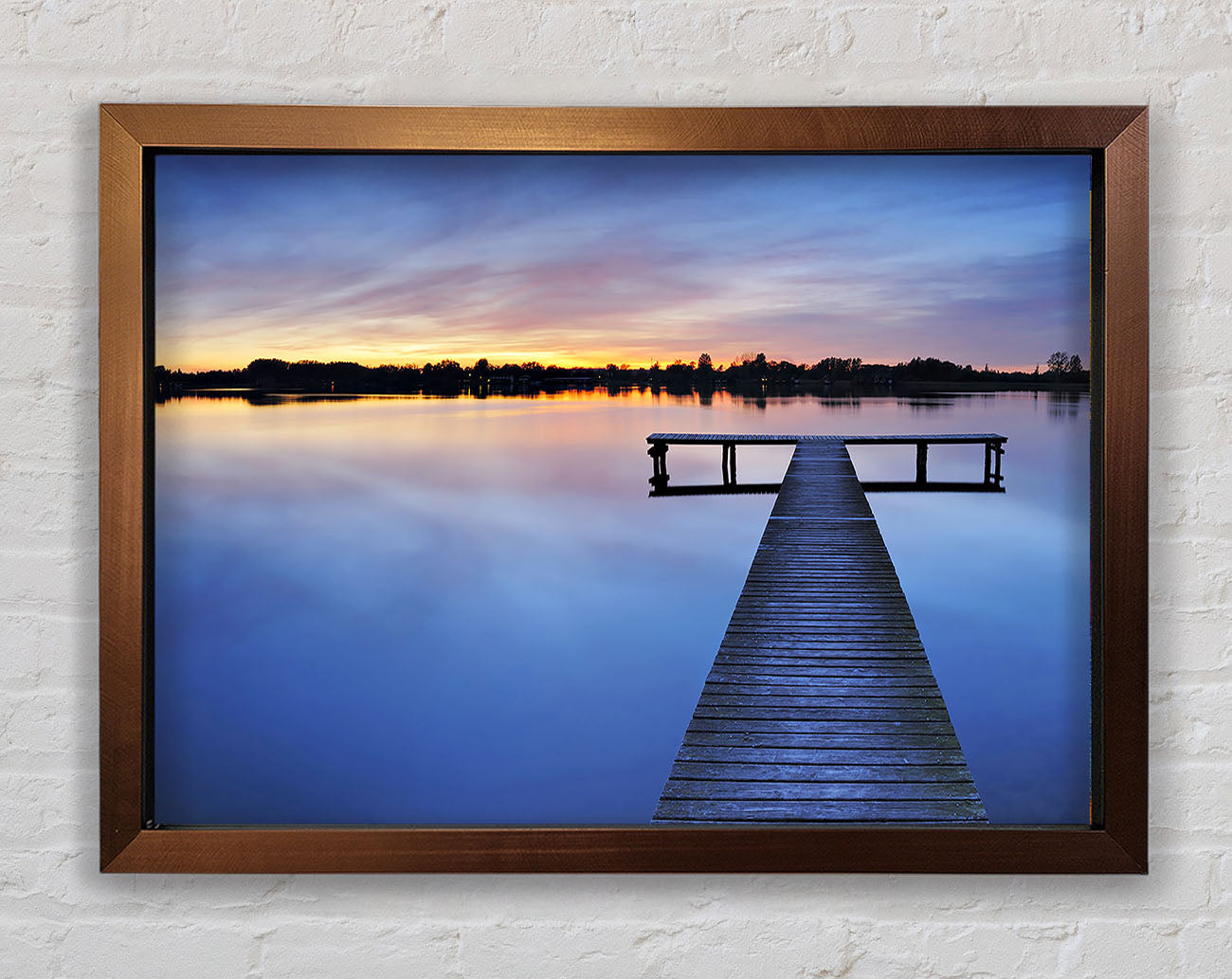 Calmness Of Water Framed Wall Art