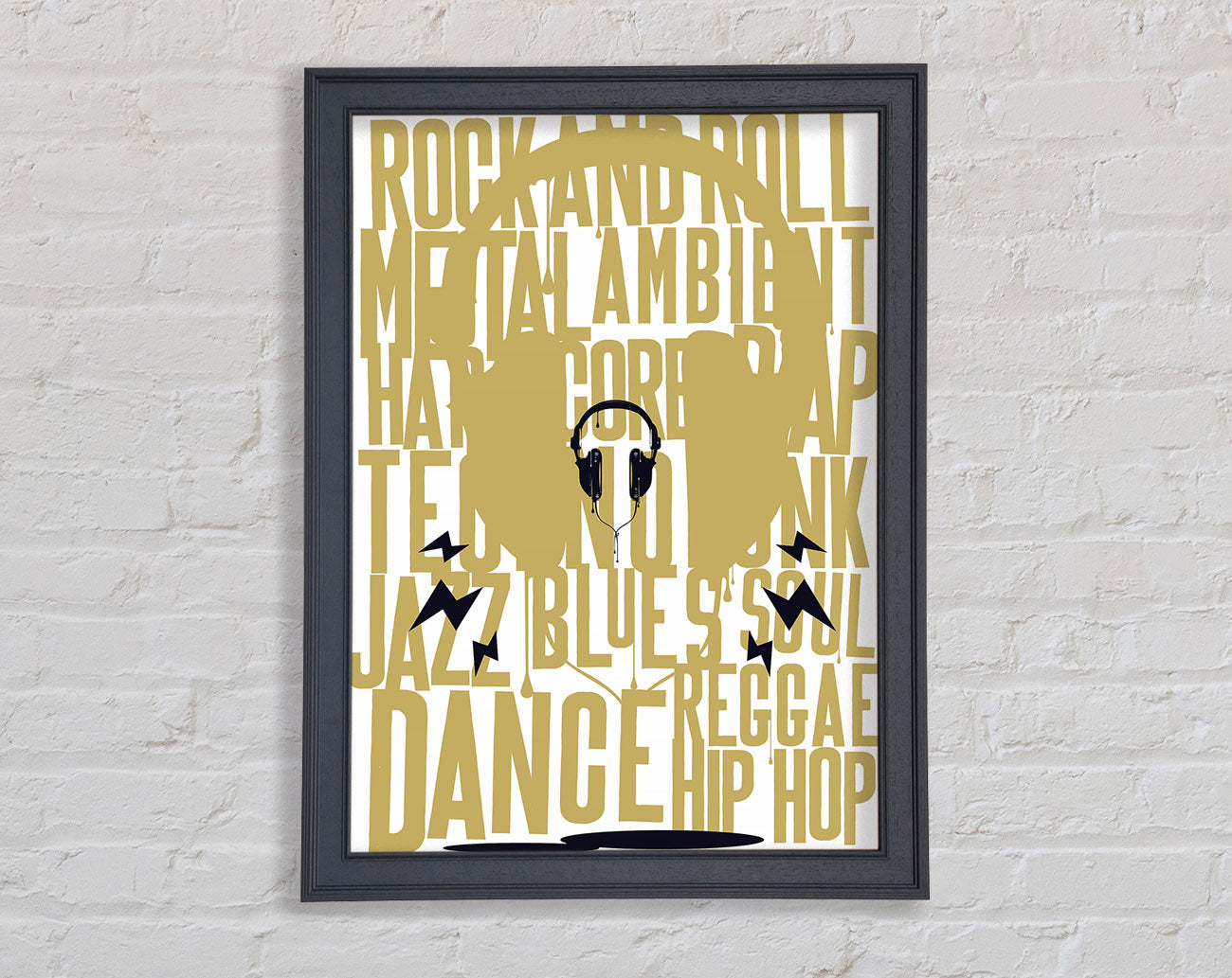 All Music Aloud Framed Wall Art