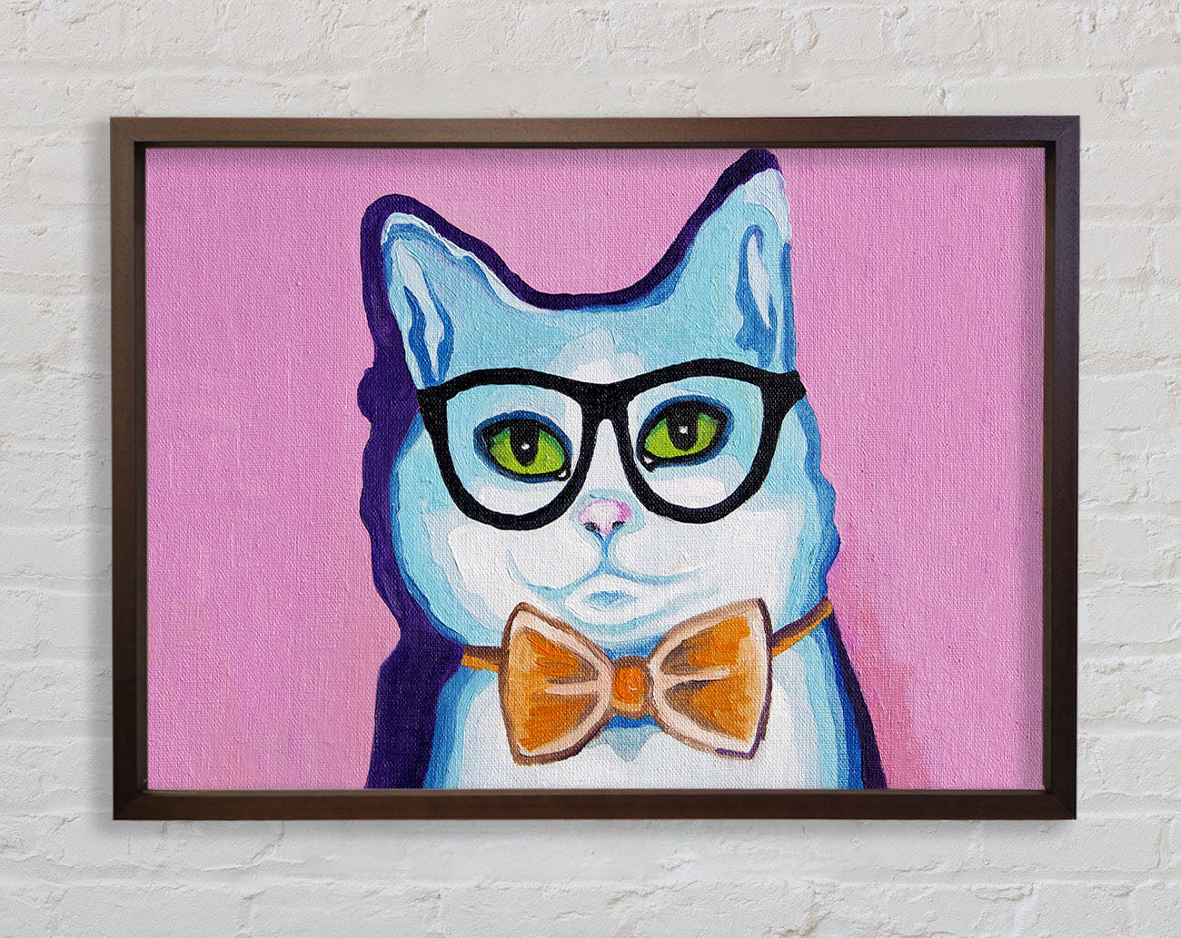 Clever Cat Framed Wall Art