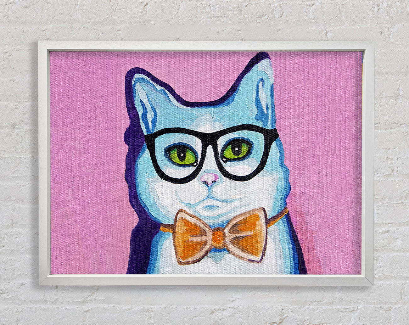 Clever Cat Framed Wall Art