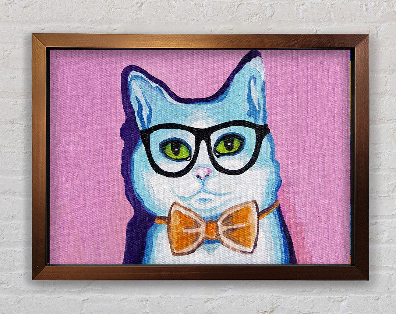 Clever Cat Framed Wall Art