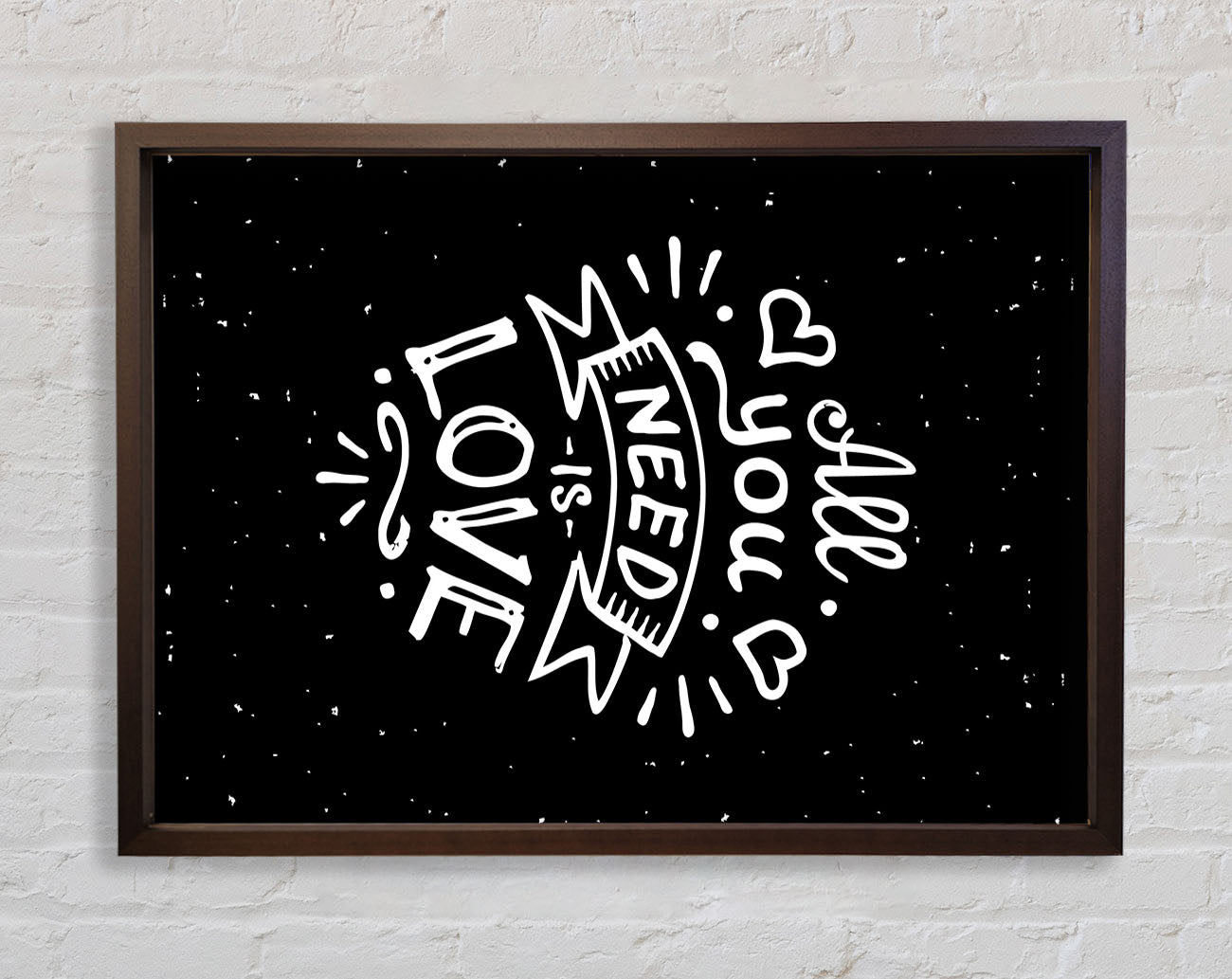 All You Need Is Love 1 Framed Wall Art