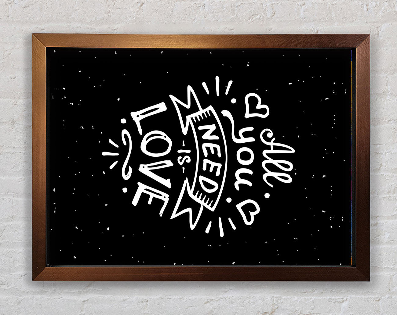 All You Need Is Love 1 Framed Wall Art