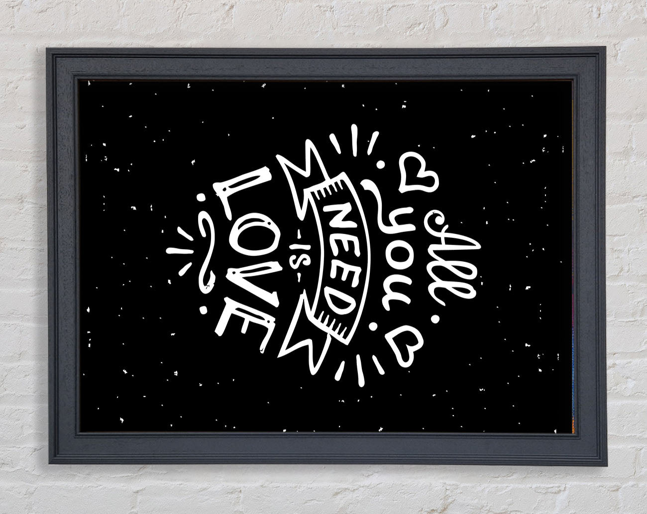 All You Need Is Love 1 Framed Wall Art