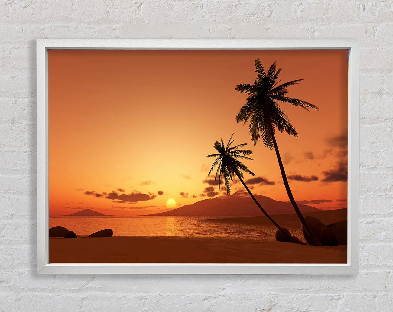 As The Sun Goes Down Framed Wall Art