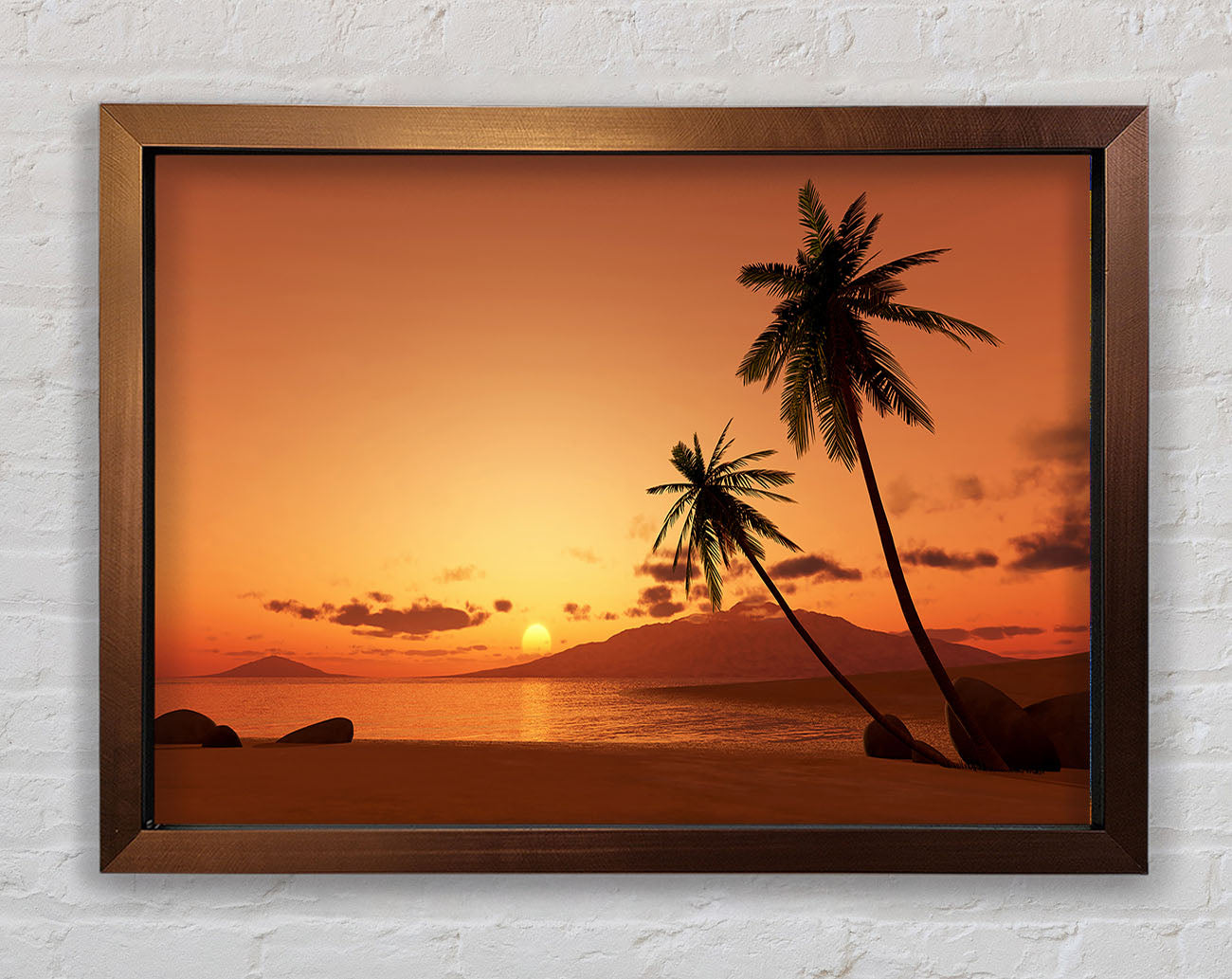 As The Sun Goes Down Framed Wall Art