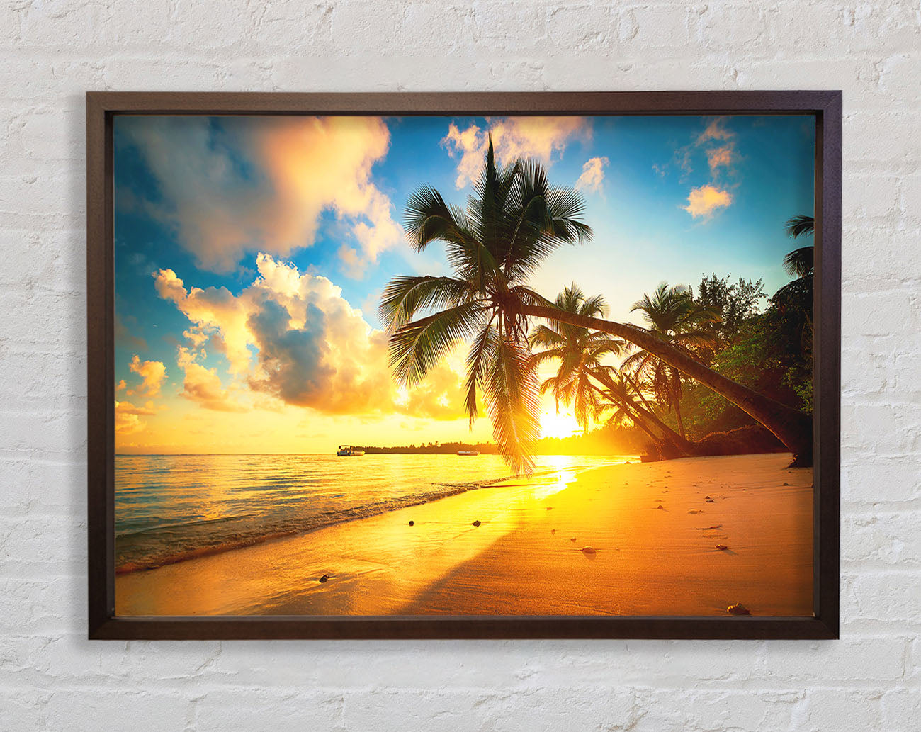 As The Sun Falls On A Perfect Day Framed Wall Art