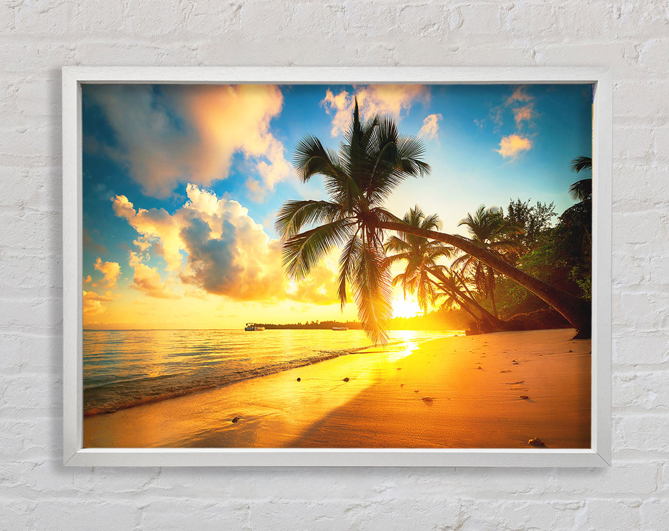 As The Sun Falls On A Perfect Day Framed Wall Art
