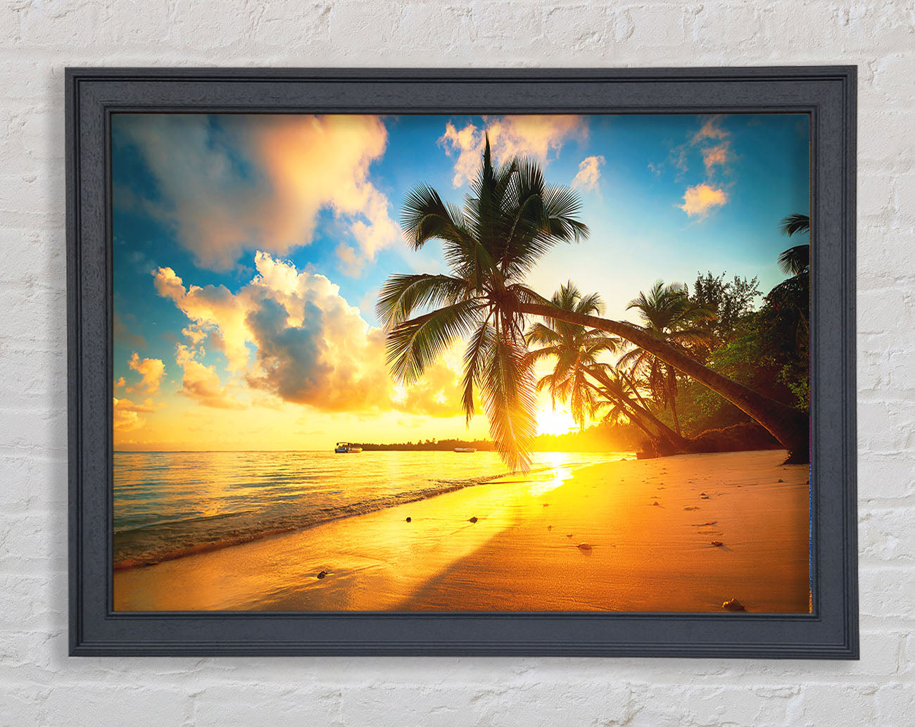 As The Sun Falls On A Perfect Day Framed Wall Art