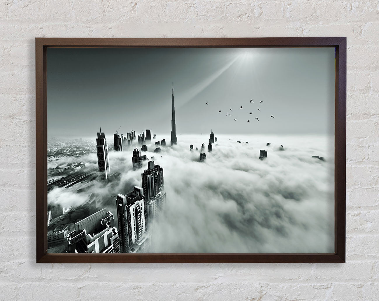 City In The Heavens Framed Wall Art
