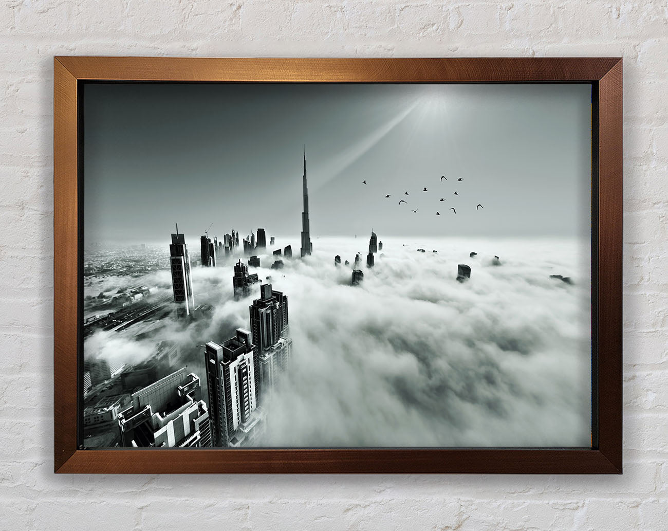 City In The Heavens Framed Wall Art