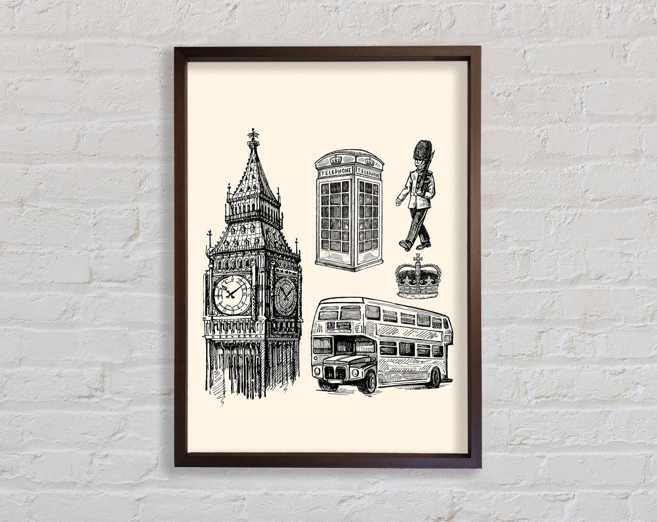 Attractions Of The City 7 Framed Wall Art