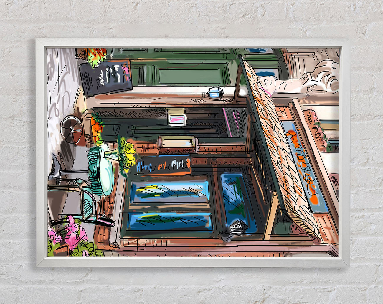 City Streets 3 Framed Wall Art