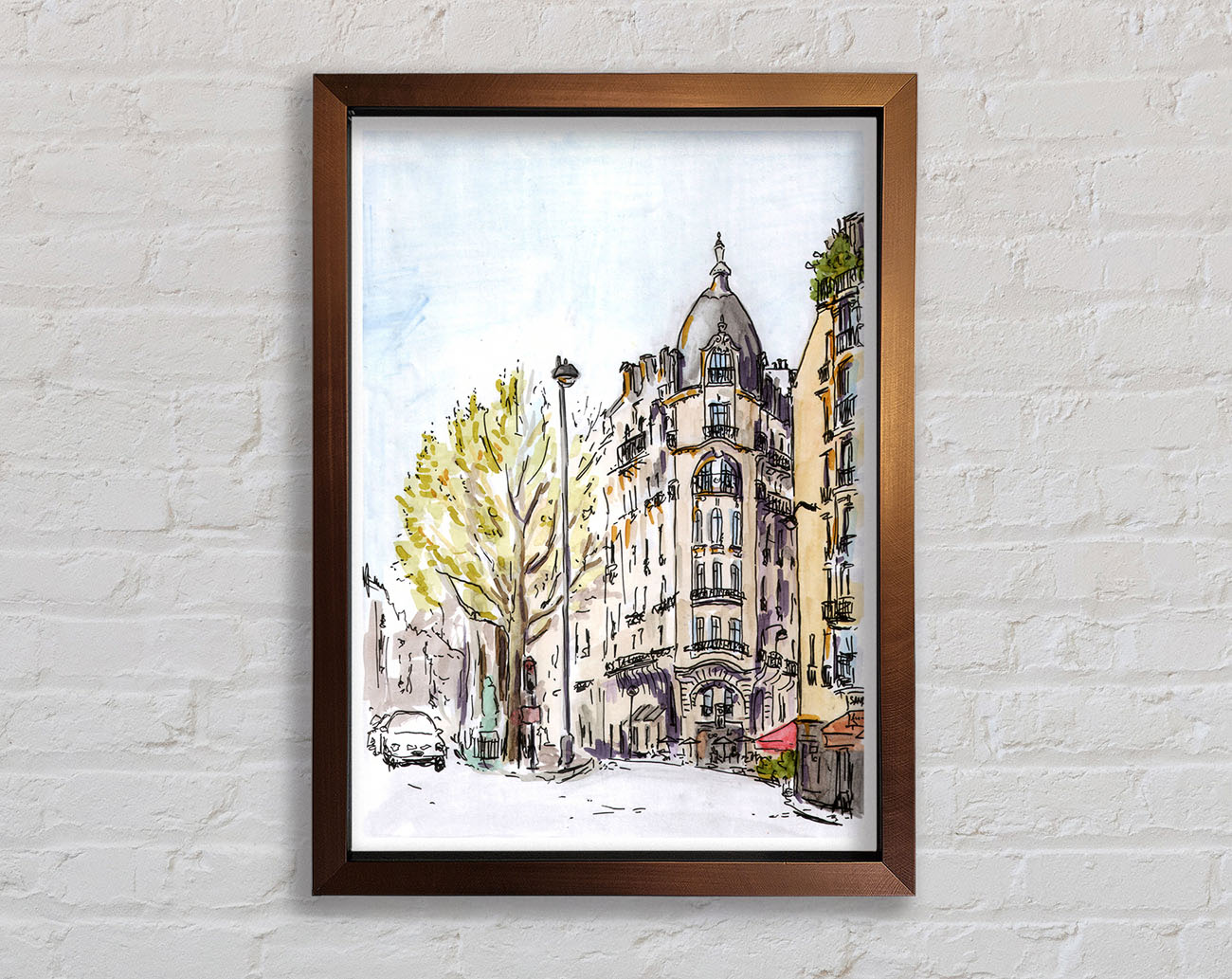 City Streets 2 Framed Wall Art
