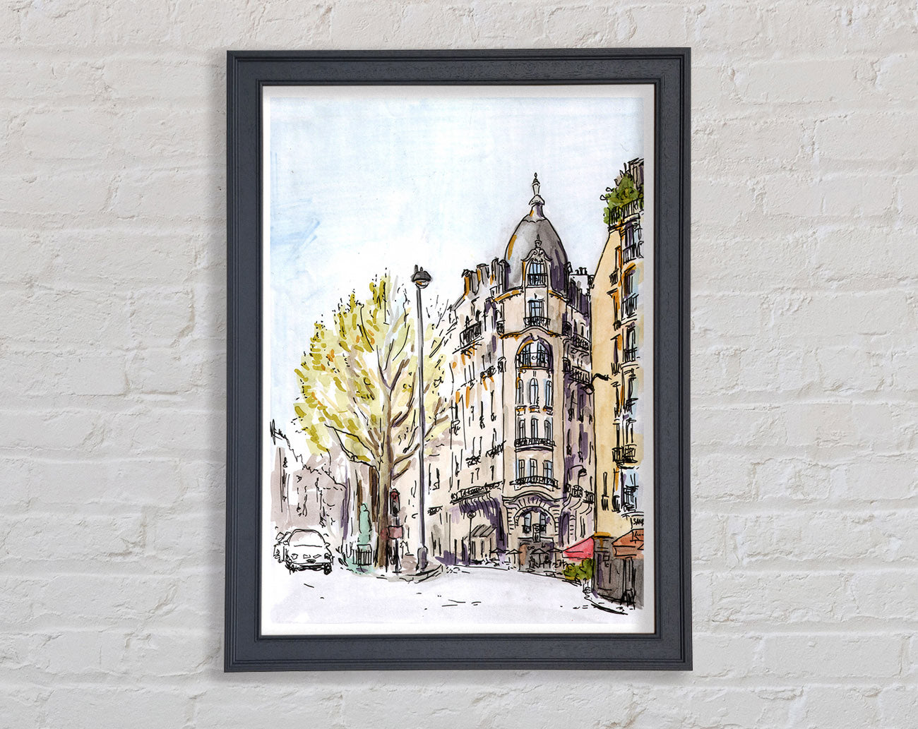 City Streets 2 Framed Wall Art