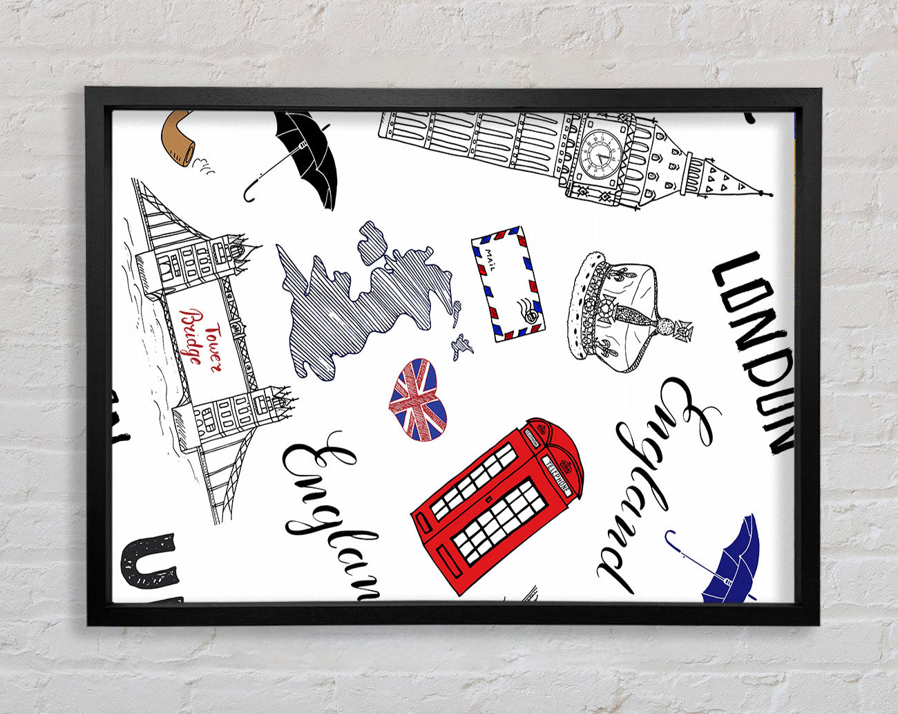 Attractions Of The City 4 Framed Wall Art