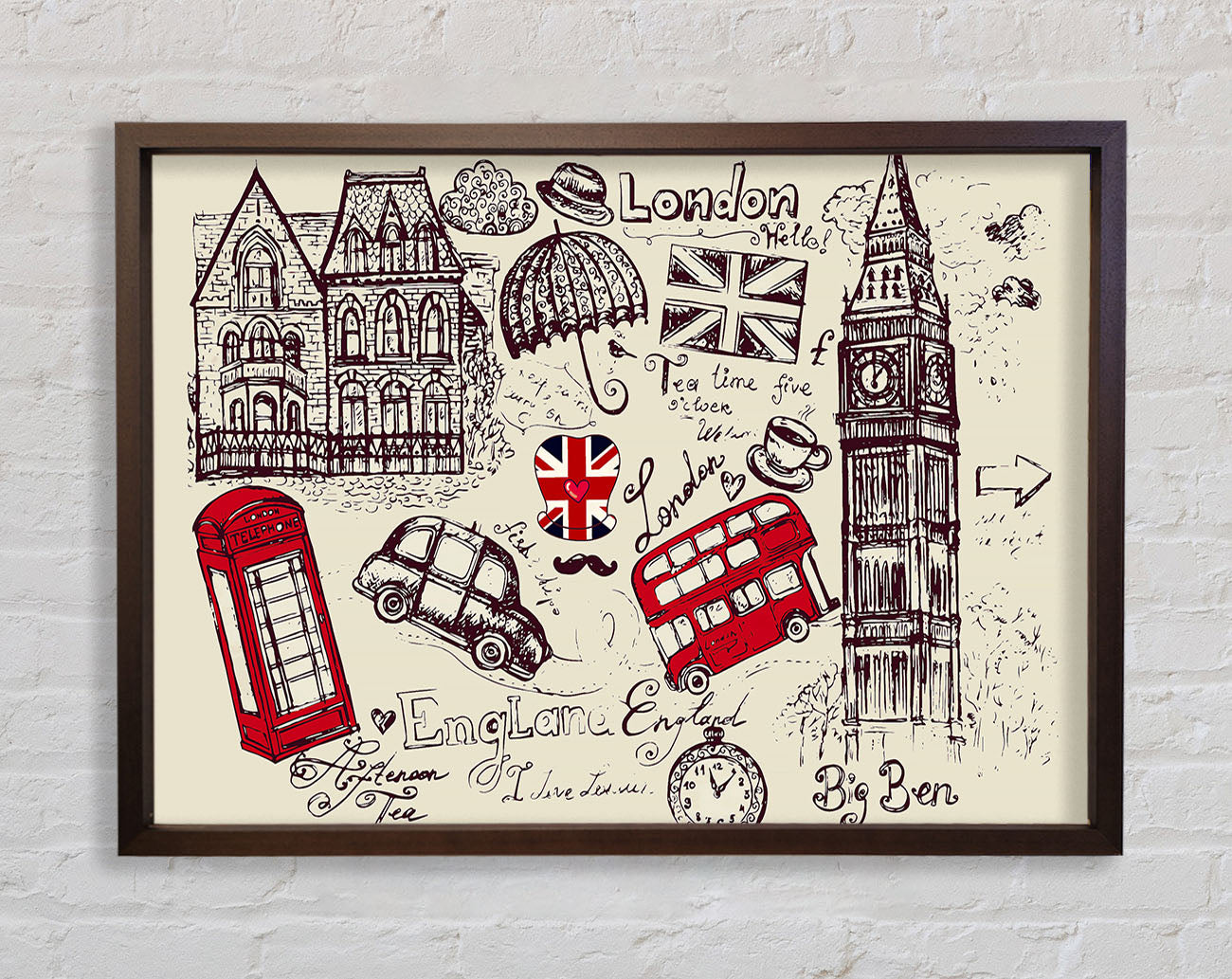 Attractions Of The City 5 Framed Wall Art