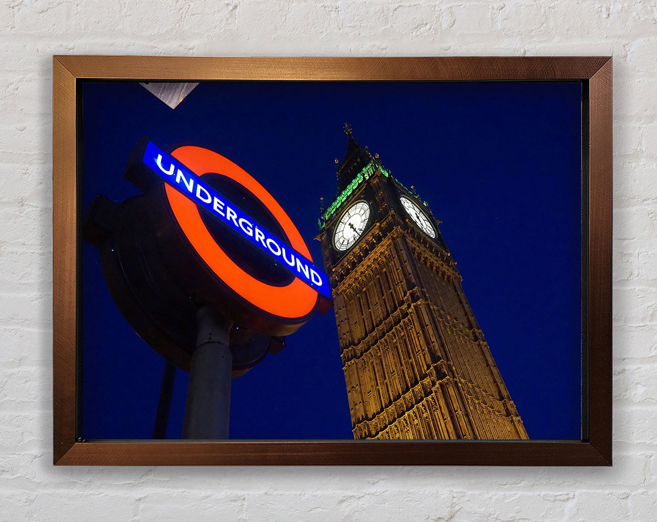 Big Ben Underground Framed Wall Art