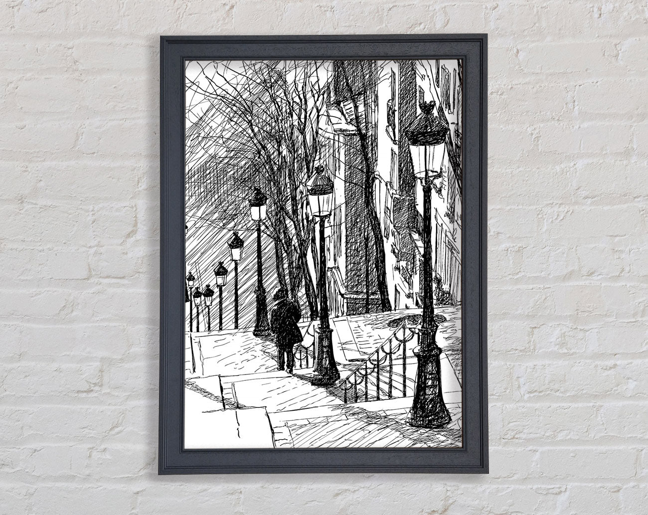 City Streets 1 Framed Wall Art