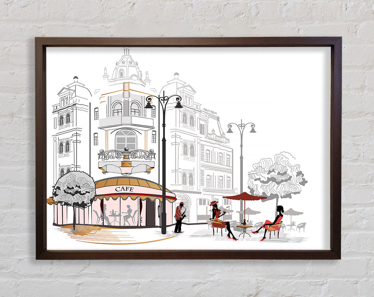 City Streets 6 Framed Wall Art