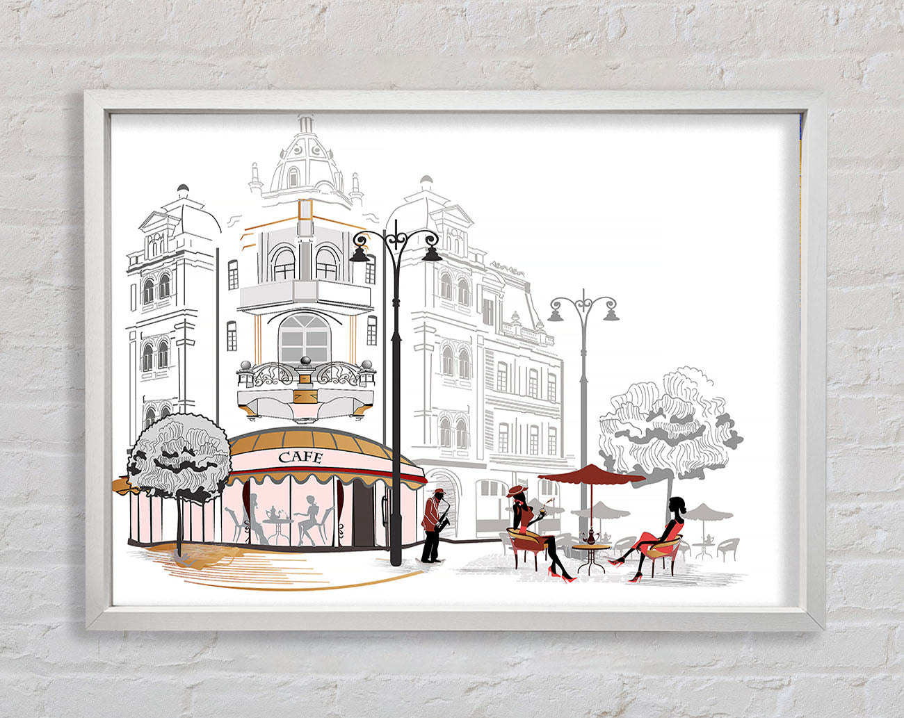 City Streets 6 Framed Wall Art