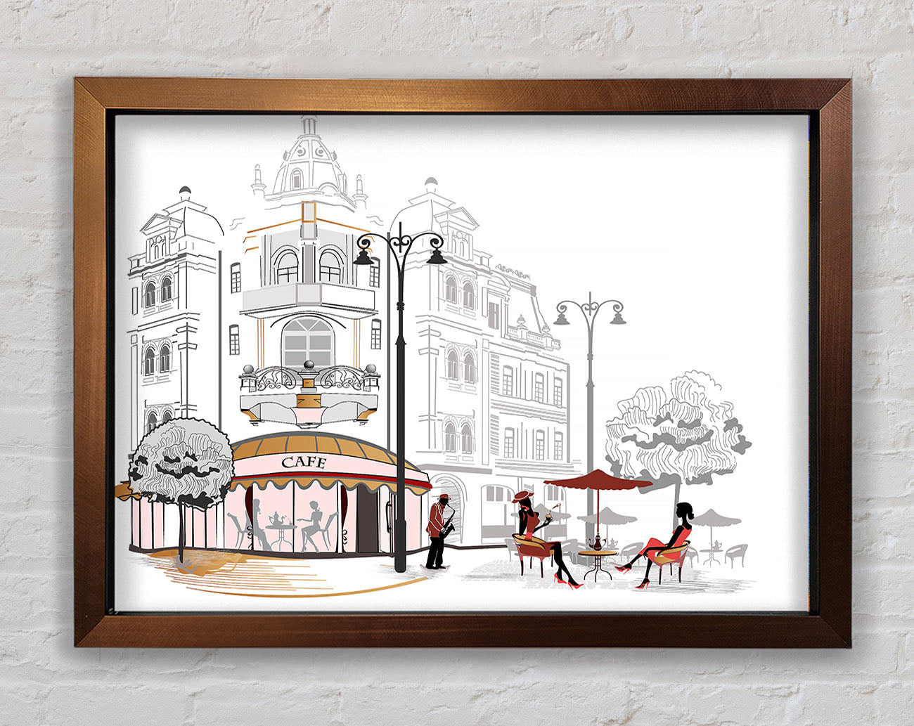 City Streets 6 Framed Wall Art