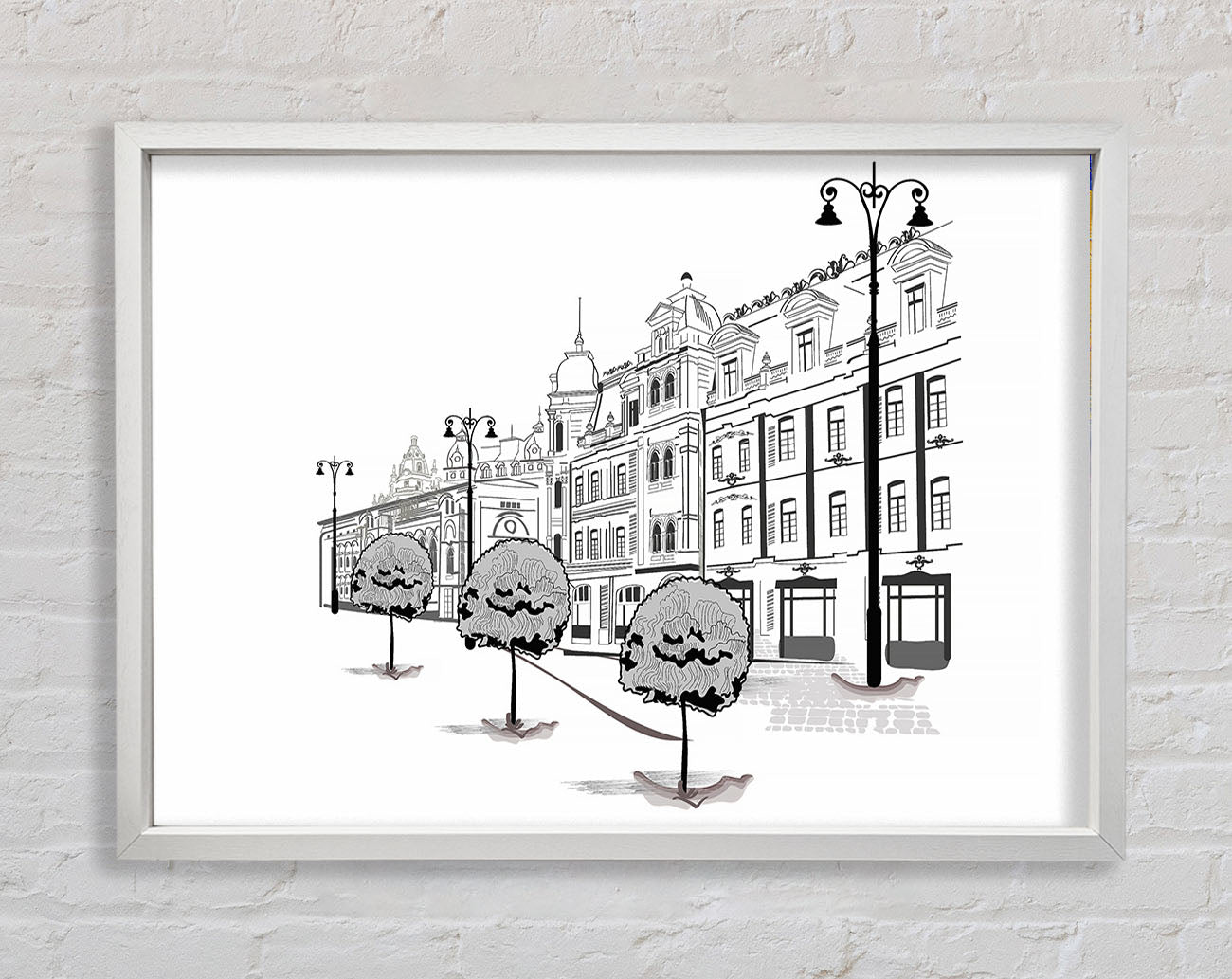 City Streets 7 Framed Wall Art