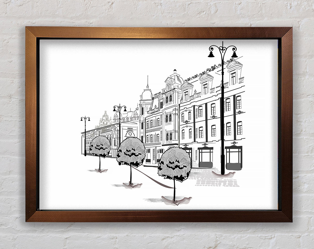 City Streets 7 Framed Wall Art